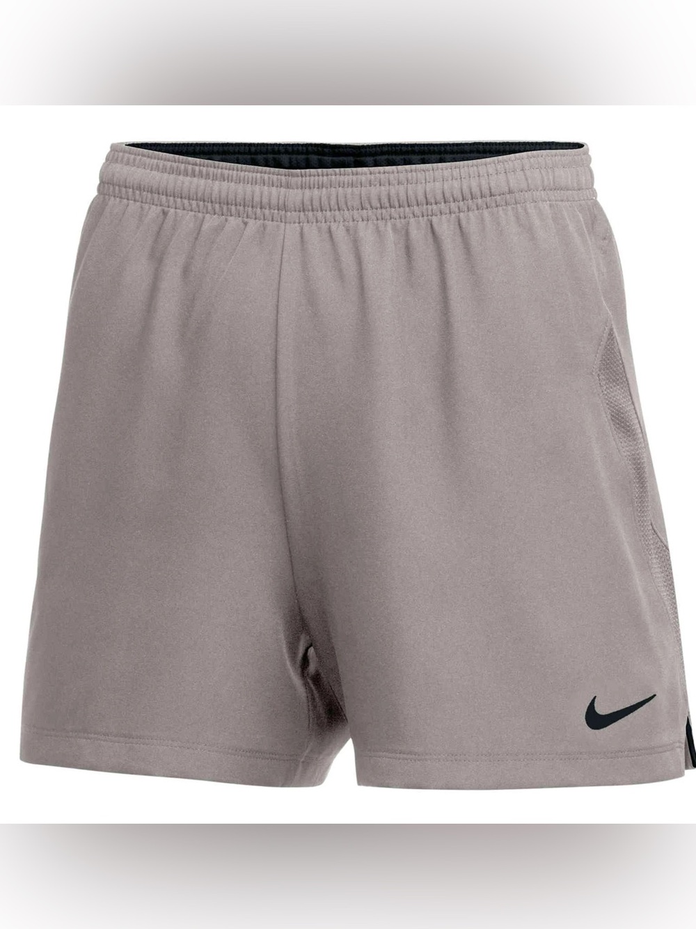 NWT NIKE WOMEN'S LASER IV SHORTS GREY/BLACK | Medium